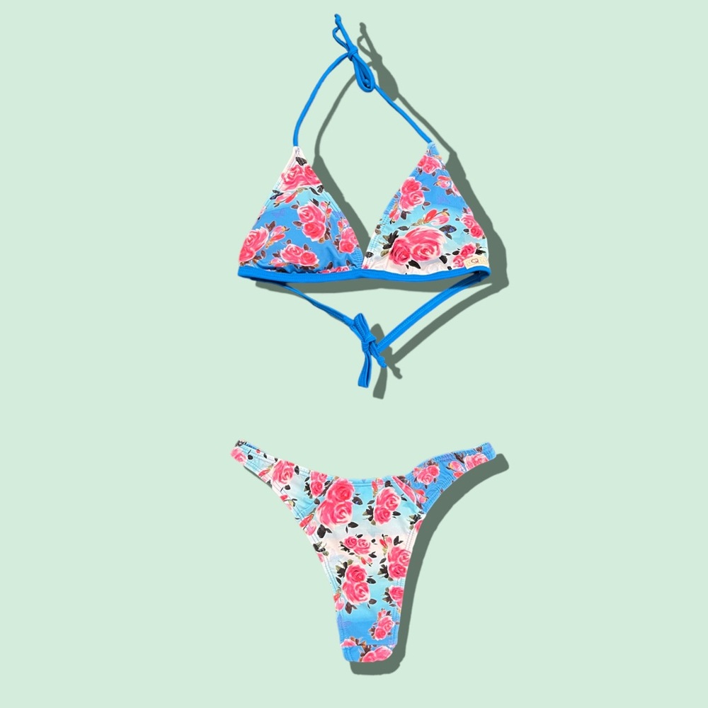 TQTA - Women’s 2Piece Brazilian Thong Bikini Set.